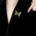 Wind Enamel Butterfly Women's Brooch Women's Luxury Temperament Pin High-end Suit Anti-light Buckle Corsage Accessories_voghion.com