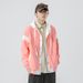 Men's Clothing Men's Spring And Autumn New Men's Sweatshirt Korean Style Trendy Brand Color Blocked Buttoned Cardigan Jacket Student Couple Outfit_voghion.com