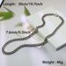 Vintage Style Solid Color Stainless Steel Men's Necklace_voghion.com