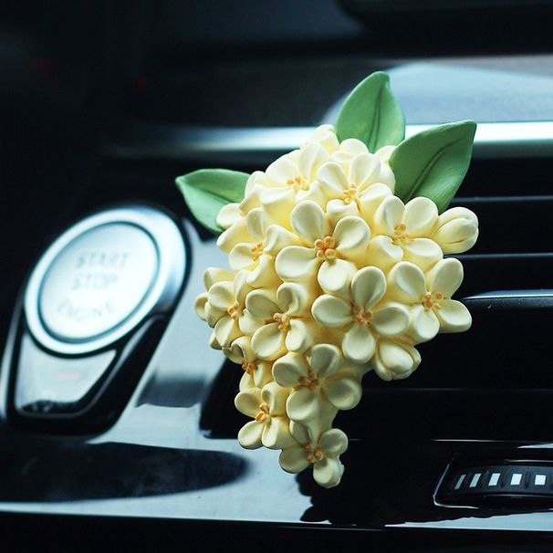 Osmanthus Monterad Aromaterapi Balsam Luftuttag Parfym Dekorativ Expanderande Doft Sten Blomma Bilinteriör_voghion.com