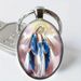 Fashion Oval Angel Keychain, Unisex, Suitable For Gifting To Partners, Family, Couples_voghion.com