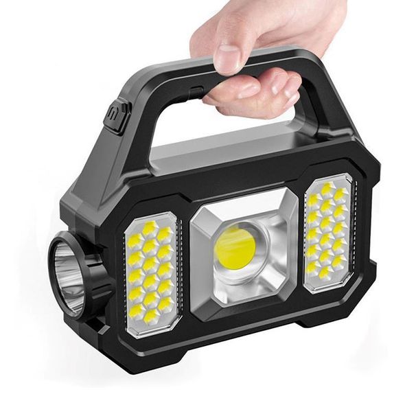 Portable Camping Fishing Multi-Modes Solar Powered USB Rechargeable Light_voghion.com