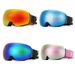 Doppelte magnetische Outdoor-Skibrille für Erwachsene, sphärische Skibrille mit großem Rahmen und klarer Sicht, Schutz_voghion.com