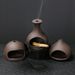 Peruvian Palo Santo Holder Sage Burning Tray Stand Ceramic Incense Burner Craft_voghion.com