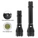 XHP70 High-Power Flashlight With Magnetic Switch - Long-Range White Light For Diving & Outdoor, Shoulder Strap & Portable Design_voghion.com