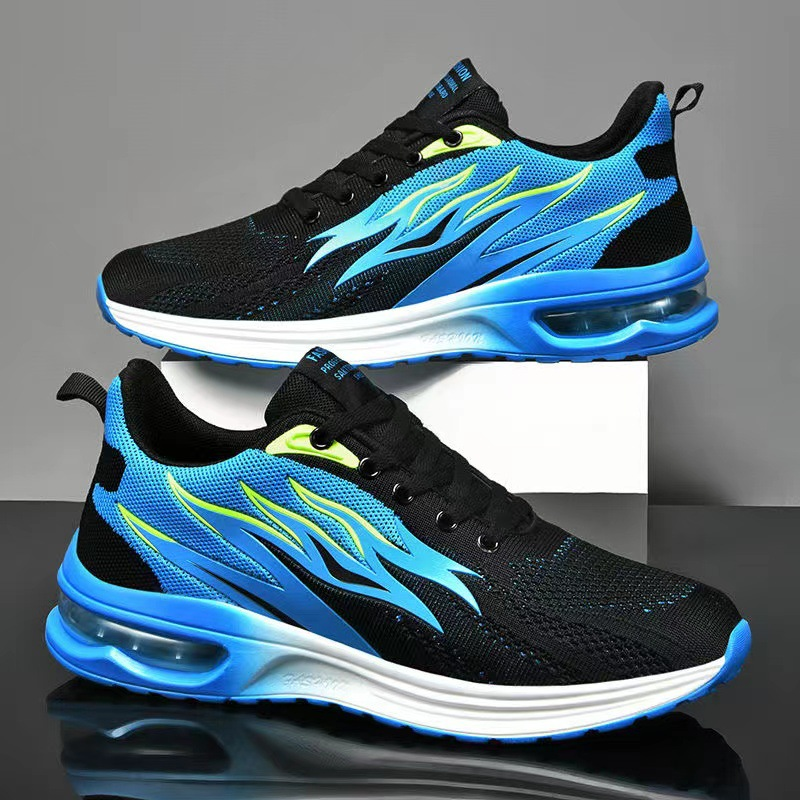 Men's Flame Cushion Running Shoes - Lightweight & Breathable With Soft Sole For Maximum Comfort (Trend Shock Absorption Gym & Jogging)​​_voghion.com