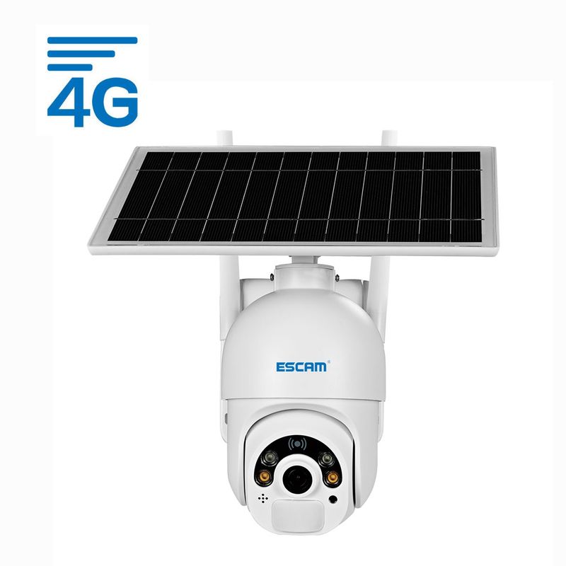 QF450 HD 1080P 4G EU-Version Solarbetriebene IP-Kamera mit 128G Speicher, unterstützt Zweiwege-Audio & PIR-Bewegungserkennung & Nachtsicht & TF-Karte_voghion.com