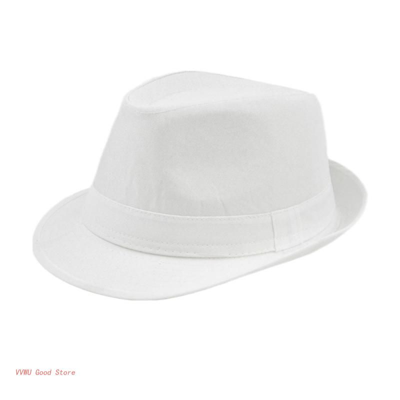 Vruća rasprodaja Retro Fedora All-match Felt Kaubojski šeširi za žene Party Gentleman Casual Style Kaubojska kapa Muški Cosplay šešir_voghion.com