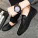 Neue Loafer Herrenschuhe Einpedal Lazy Breathable Driving Herren Freizeitschuhe aus Leder Herrenschuhe mit weicher Sohle_voghion.com