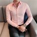 Men's Clothing Long Sleeved Suit Shirt Men's Elastic Inner Wear Korean Version Of Slim Business Short_voghion.com