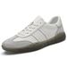 Four Transparent Shoes Soft Sole Casual Shoes Breathable Board Shoes Men's Sports Shoes Flat Baseplate Shoes_voghion.com