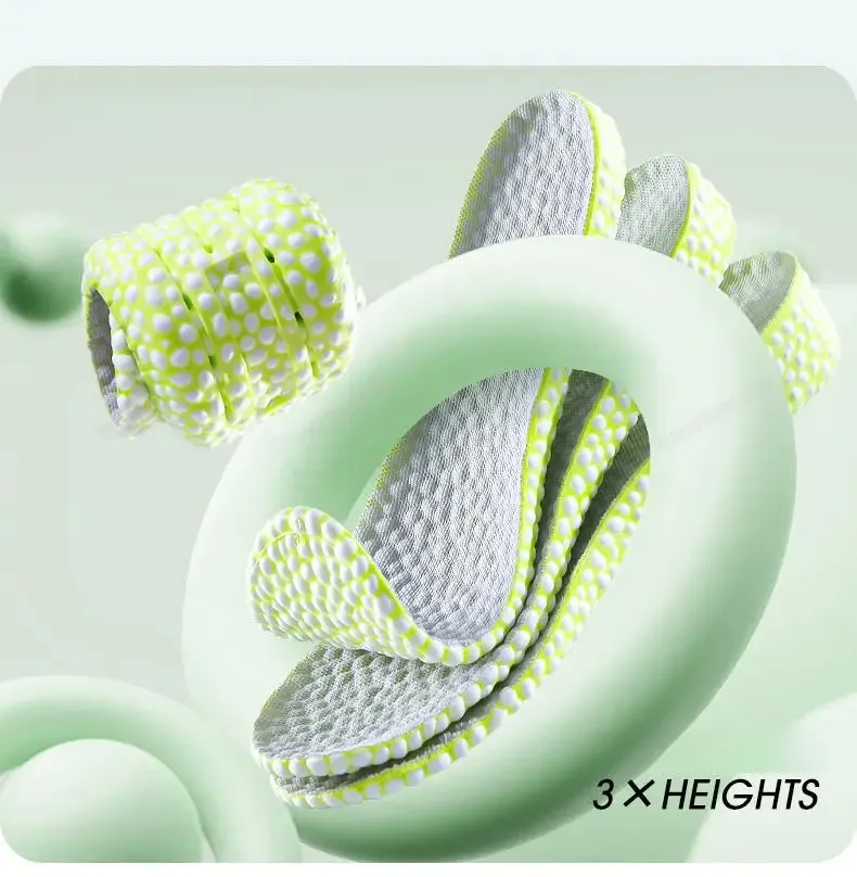 1 Pair Boost Augstuma palielināšana Apavi Iekšzoles Vīriešu Sievietēm Mīksta Komforta Skriešanas sporta zolīte kājām 1,5/2,5/3,5 cm augoša_voghion.com