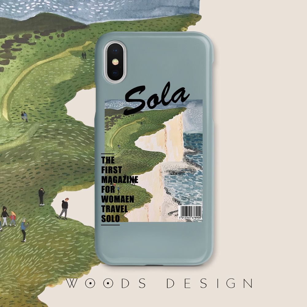 Unschlagbare Qualität Blau Ins Ölgemälde Telefon Fall Für Iphone_voghion.com