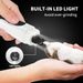 New Pet LED Light Trimmer For Cats And Dogs Rechargeable Electric Nail Grinder_voghion.com