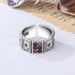 Ready Stock New Vintage Lucky Poker Adjustable Open Rings For Women Men Playing Card Finger Stainless Steel Ring Fashion Party_voghion.com