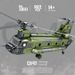 Zestaw klocków wojskowych śmigłowców transportowych – model CH-47 Chinook z ponad 800 klockami ABS, edukacyjna zabawka STEM dla chłopców w wieku 7-14 lat_voghion.com