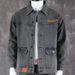 Spring and Autumn denim 2022 new trendy brand high-end multi pocket workwear loose oversized men's jacket_voghion.com