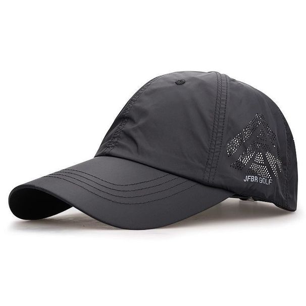 Cappello da baseball estivo da uomo e da donna, ad asciugatura rapida, in maglia sottile e traspirante, semplice, con becco d'anatra, parasole, per la pesca all'aperto_voghion.com