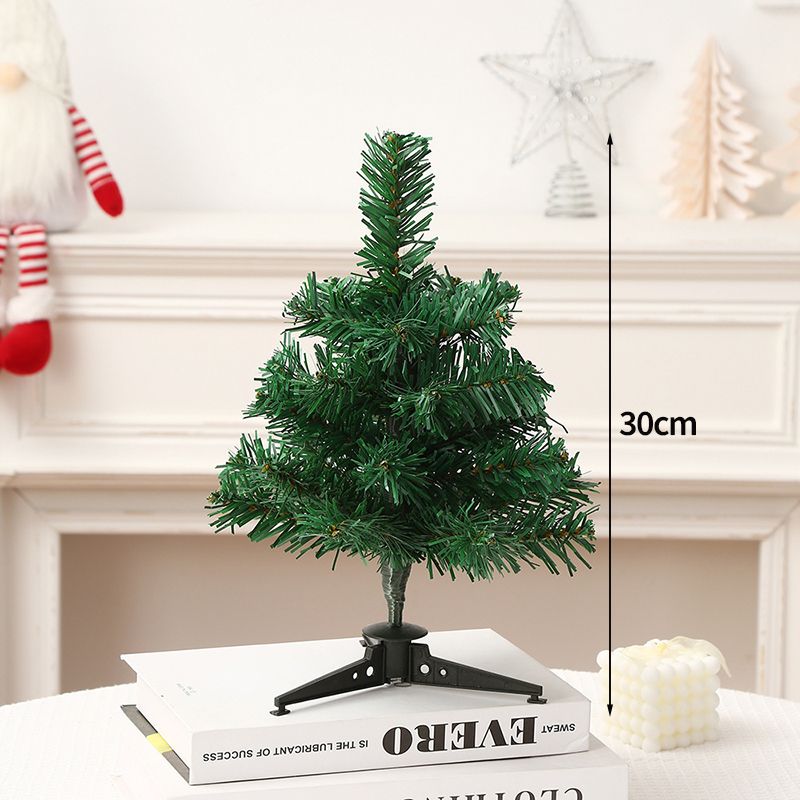 30/60cm Mini Christmas Tree PVC Small Tree Decor Office Party Holiday Decoration Christmas Trees Festive & Party Supplies_voghion.com