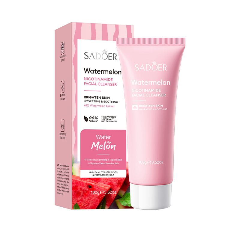 Detergente viso completo SADOER all'anguria e niacinamide in inglese_voghion.com