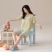 Pajamas Women's Pure Cotton With Chest Pads, Short-sleeved Shorts, Thin Sweet Temperament, Can Be Worn Outside Large-size Loungewear_voghion.com