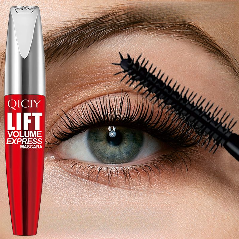 Mascara Trucco QICIY Curling Mascara Impermeabile Trucco Spesso Modellante Mascara_voghion.com