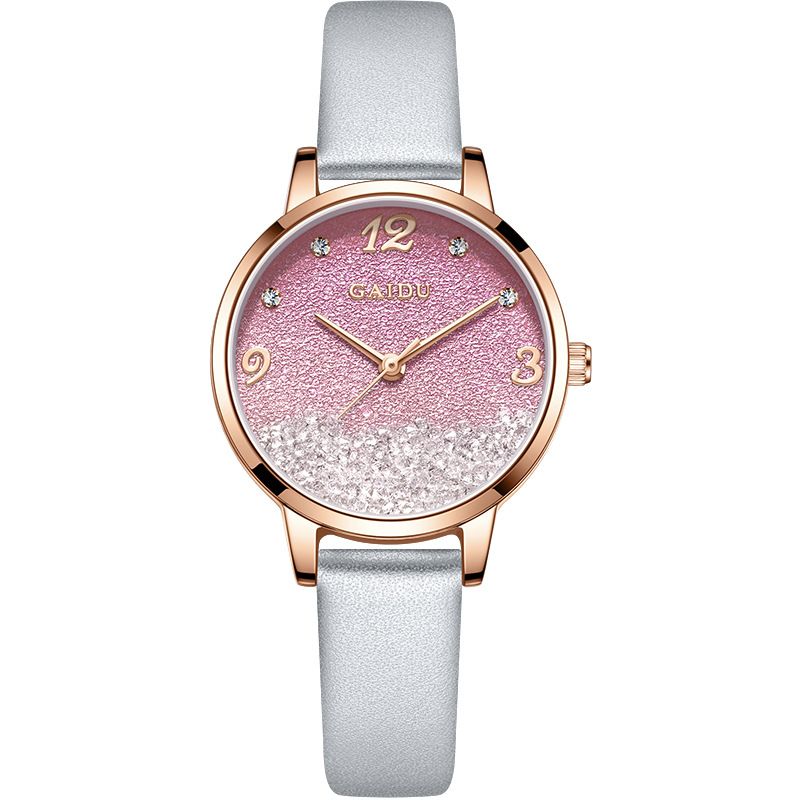 Elegant Women's Watch With Waterproof Function, Minimalist Design, And Starry Sky Dial - Perfect For Daily Wear And Special Occasions_voghion.com