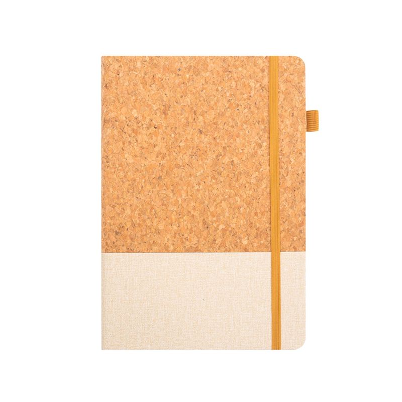 Notebooks A5 Cork Creative PU Environmentally Friendly Wheat Straw Splicing Notebook With Customizable Logo Business Office Pen_voghion.com