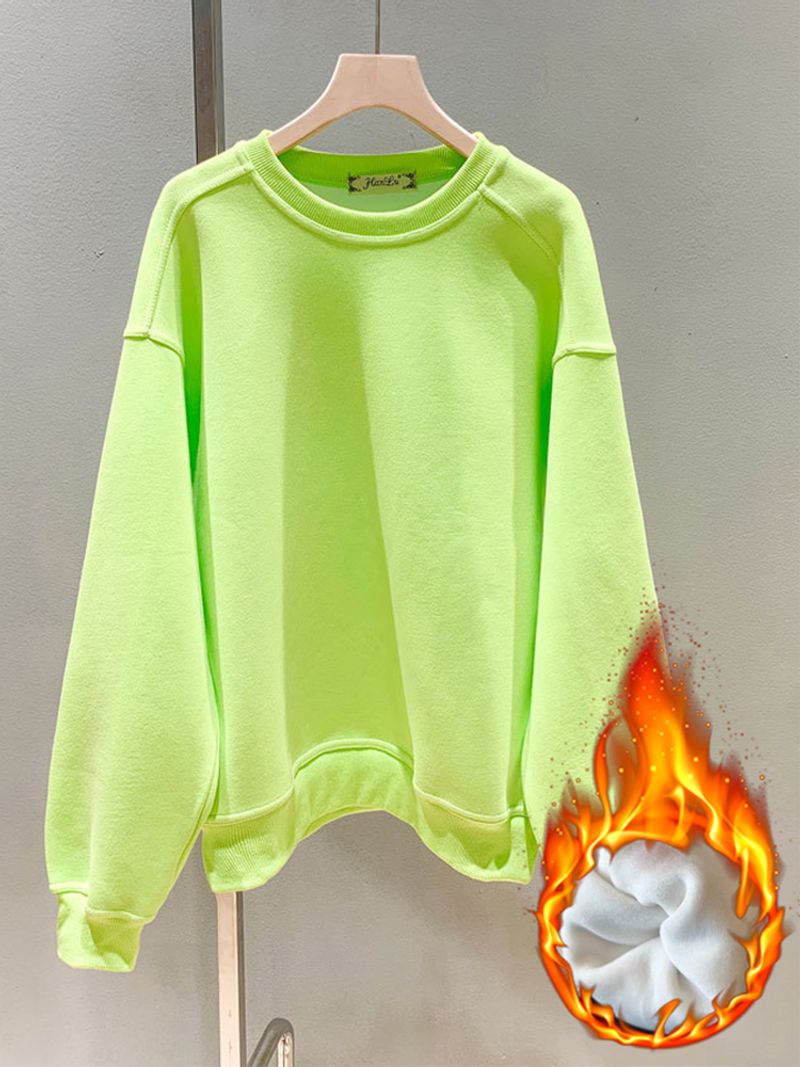 2022 Autunno Casual O-collo Donna Felpe Calde Basic Oversize Felpa per Donna Bianco Lavorato a Maglia Pullover Nuovo Coreano_voghion.com