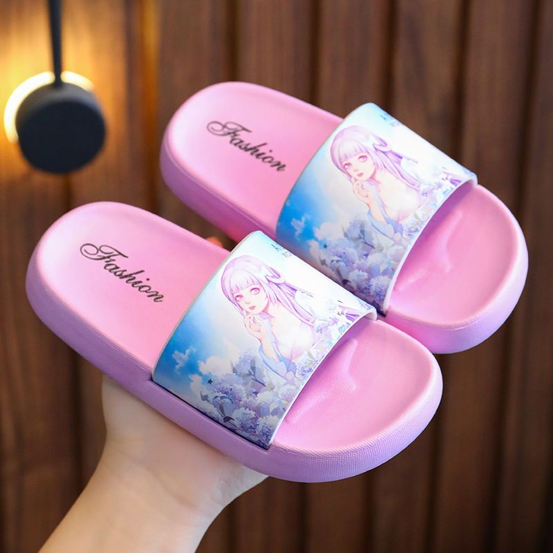 【 Colorful Choice 】 Children's Summer Indoor Anti Slip Cute Cartoon Little Girl Baby Small And Medium Children Soft_voghion.com