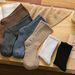 Crew Socks Men's Winter Plus Velvet Thick Warm Cotton Terry Autumn And Winter Style Drawstring Long Socks Men's Solid Color Mid Tube Socks_voghion.com