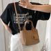 Korean Style INS Trendy Fashion Bucket For Women 2025 Spring Simple Versatile Shoulder Casual Women's Bag_voghion.com