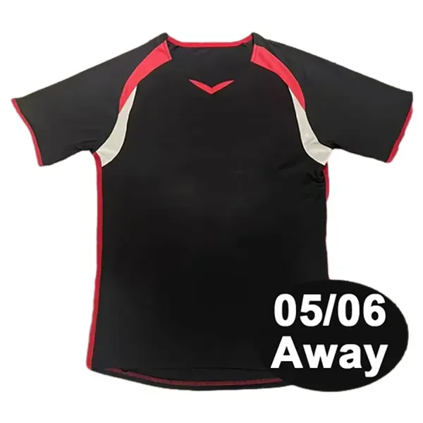 Pánské fotbalové dresy Sunderland Retro 2005 2006, domácí, červené, bílé, venkovní, černé, fotbalové dresy s krátkým rukávem pro dospělé_voghion.com