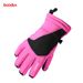 Boodun, 4-10 years old, solid color children's skiing ice skating cartoon, outdoor cold proof and warm gloves, winter_voghion.com