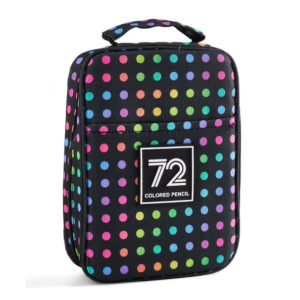 TS 72-Colors Pencil Case – Large Capacity Wooden Art Pouch For Colored Pencils, Sketching & Drawing Supplies, Perfect For Students & Artists_voghion.com