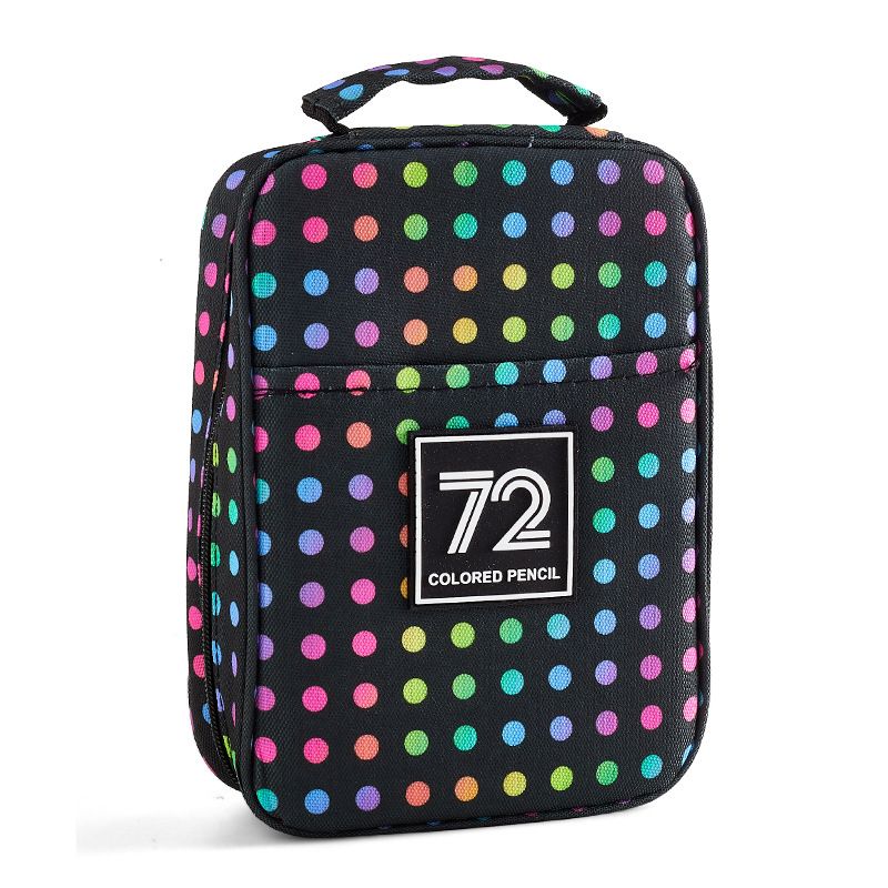 TS 72-Farben-Federmäppchen – Großes Kunstetui aus Holz für Buntstifte, Skizzier- und Zeichenutensilien, perfekt für Studenten und Künstler_voghion.com