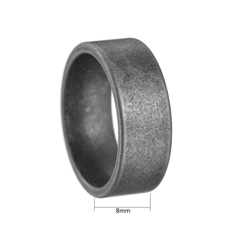 Anello da dito con runa vichinga in acciaio al titanio, accessorio per mano, in argento antico, molto venduto._voghion.com