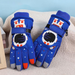 Winter Children's Skiing Gloves With Velvet, Windproof, Snow Playing, Thick Insulation, Outdoor Student Cartoon Touch_voghion.com