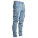 Premium Products 2025 New For Men With Side Pockets, Elastic And Fit, Slim Fit Jeans_voghion.com