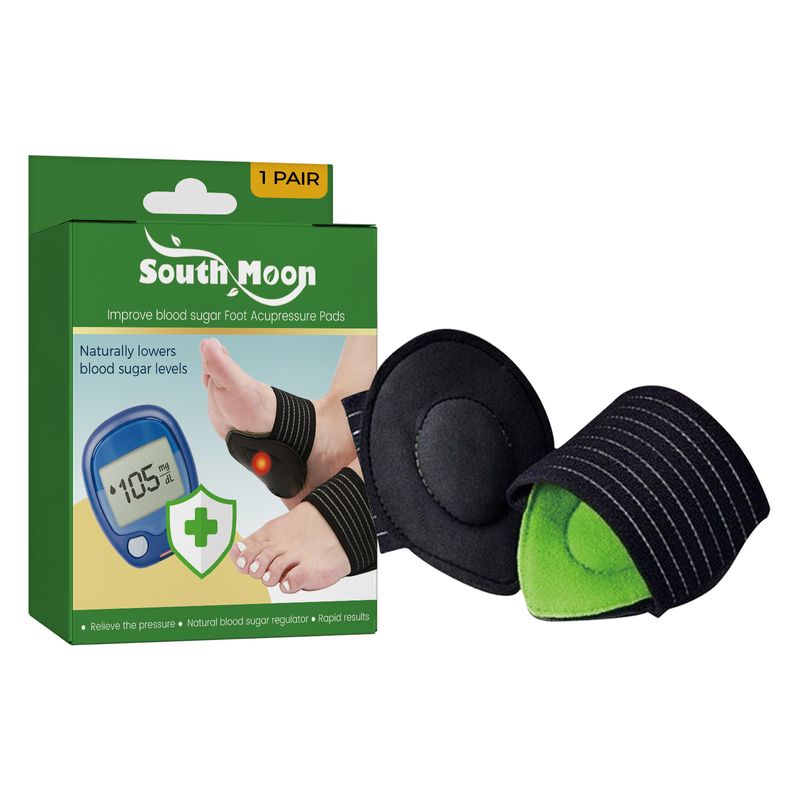 Moon South Foot Pressure Pad Relieves Heel Pain and Discomforts Foot Massage Care Finger Pressure Pad_voghion.com