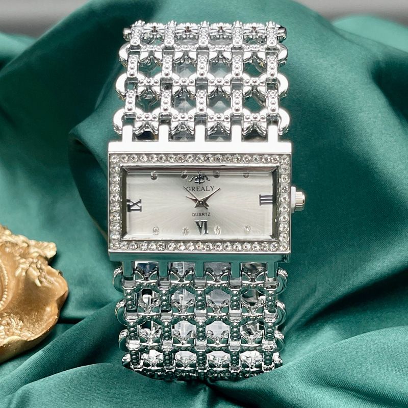 Uhren für Damen, modisches Temperament, Damenuhr, Armbanduhr, leichtes Luxus-Uhrenset mit Diamanten, britische Damenuhr_voghion.com
