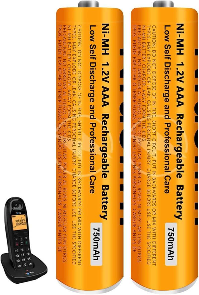Batterien Wieneraufladbare NiMH 750 MAH 1.2V AAA Für Gamepads Fernbedienungen_voghion.com
