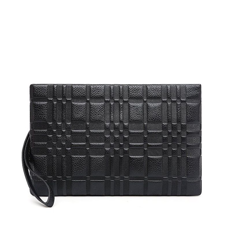 Men's Clutch Bag Wrist Bag Leather Men's Clutch Bag Calfskin Envelope Soft Leather Clutch Bag Underarm Business Casual Men's Clutch Bag_voghion.com