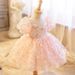 Girl's Romantic Princess Dress - Fluffy Tulle Ball Gown For Birthday Parties & Piano Recitals_voghion.com