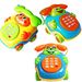 Jinleiou Baby Musik Bil Tegnefilm Knapper Telefon Pædagogisk Intelligens Udviklingslegetøj_voghion.com