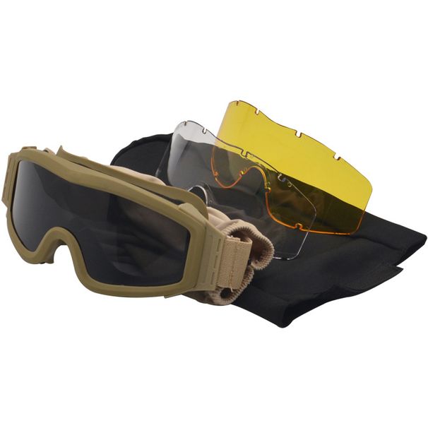 Taktiset tuulenpitävät hiekkalasit, oikean henkilön silmälasit, aavikon CS-erikoisharjoitteluun tarkoitetut viidakkokenttäsuojalasit_voghion.com