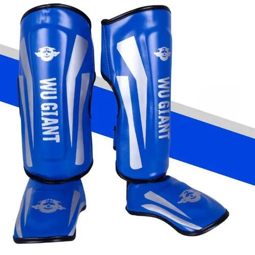 Ochraniacze nóg Muay Thai, Sanda Combat, Ochrona tylnej części stopy, Gruba ochrona piszczeli, Sprzęt do walki, Deska ochronna do nóg Taekwondo_voghion.com