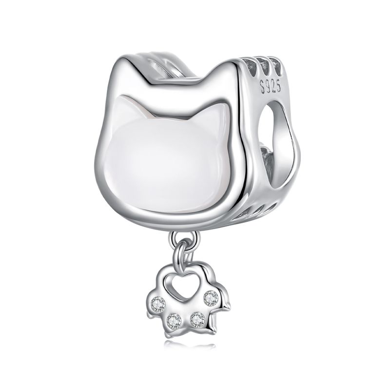 Kitty Charm Sterling Silver Charm_voghion.com
