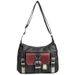 Borsa a tracolla vintage in morbida pelle Y2K per donna, 2024, nuova, alla moda, con tracolla color-block_voghion.com