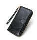Explosive Women's Wallet 2024 New Zipper Oil Wax Leather Wallet Buckle Mobile Phone Bag Oil Leather New PU Clutch Bag_voghion.com